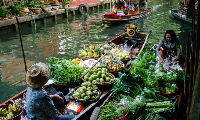 Bangkok floating market (1)