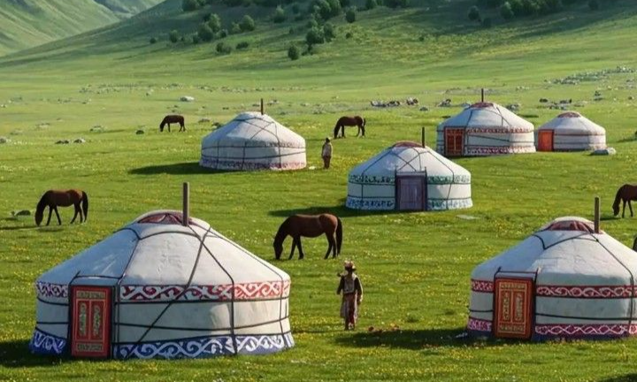 Kyrgyz Steppe Summer in Kyrgyzstan