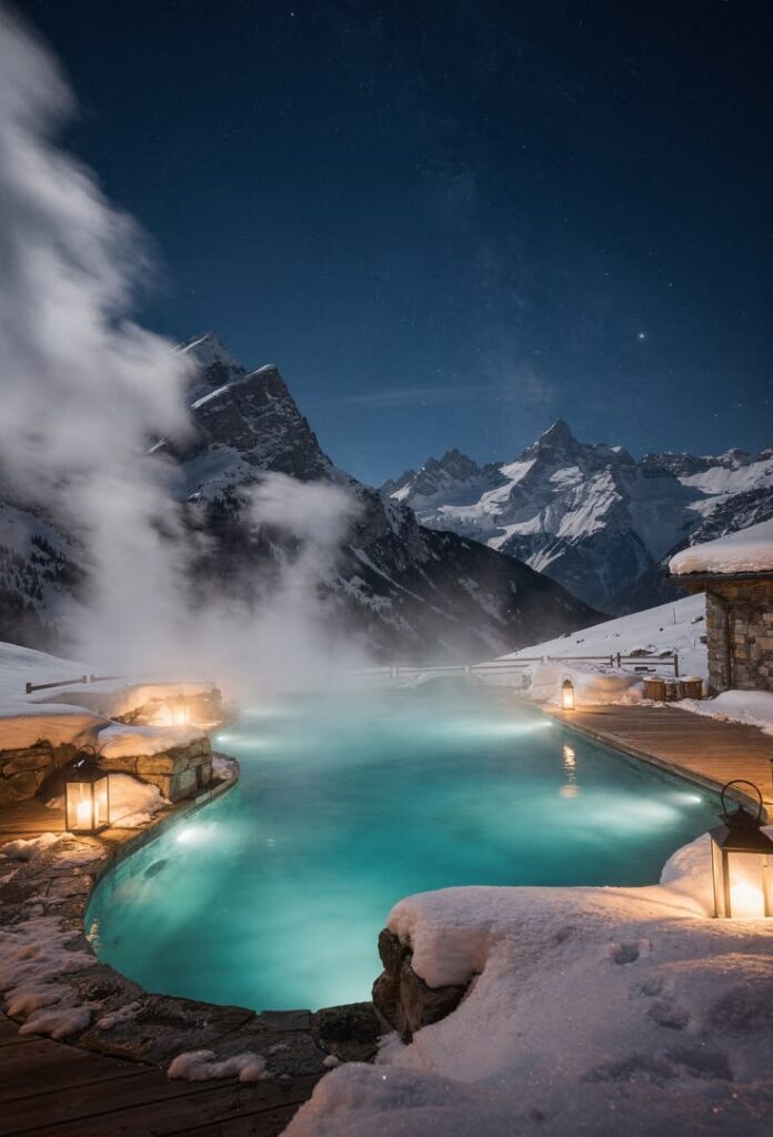 Rejuvenate in the Alpine Thermal Waters of the Swiss Peaks