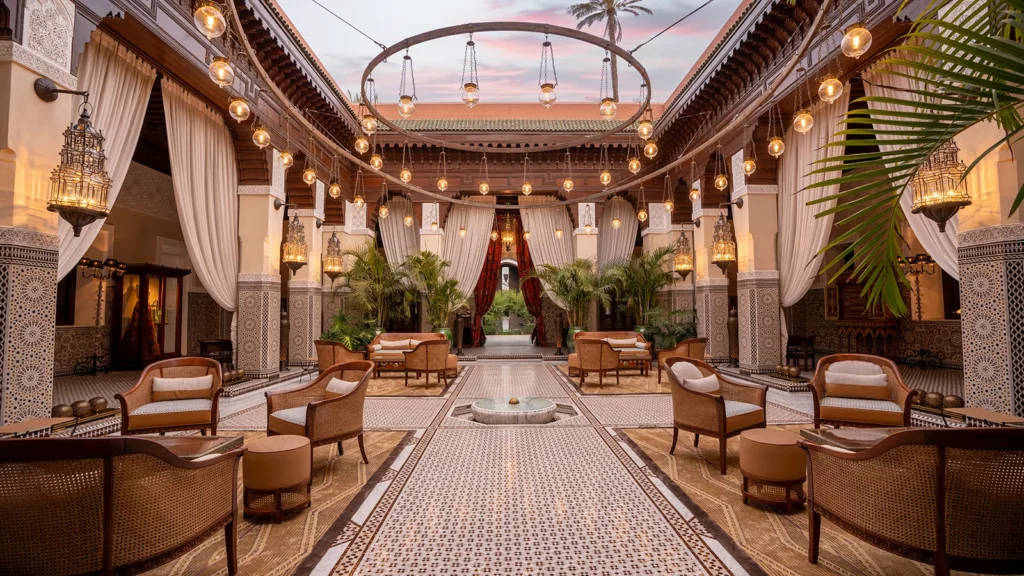Luxury hotel interior — Lux Orient hotel booking service